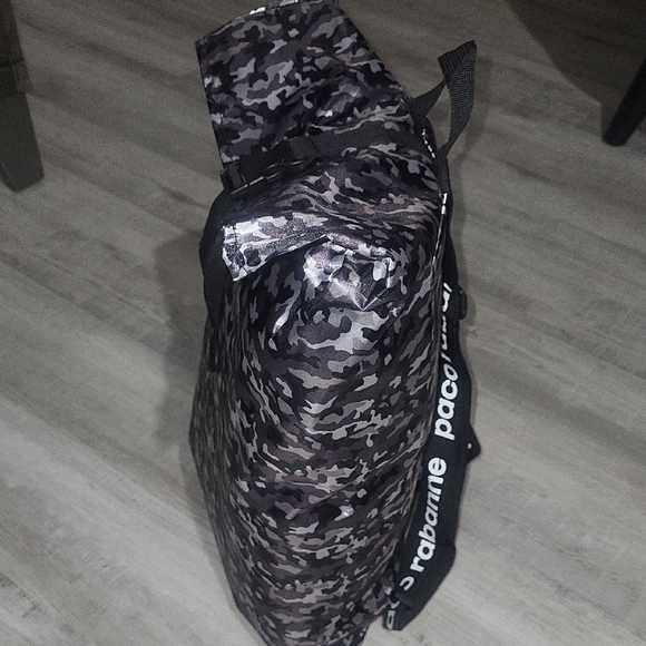 PACO RANANNE Stylish Camouflage Backpack in Black and Gray - Picture 3 of 7